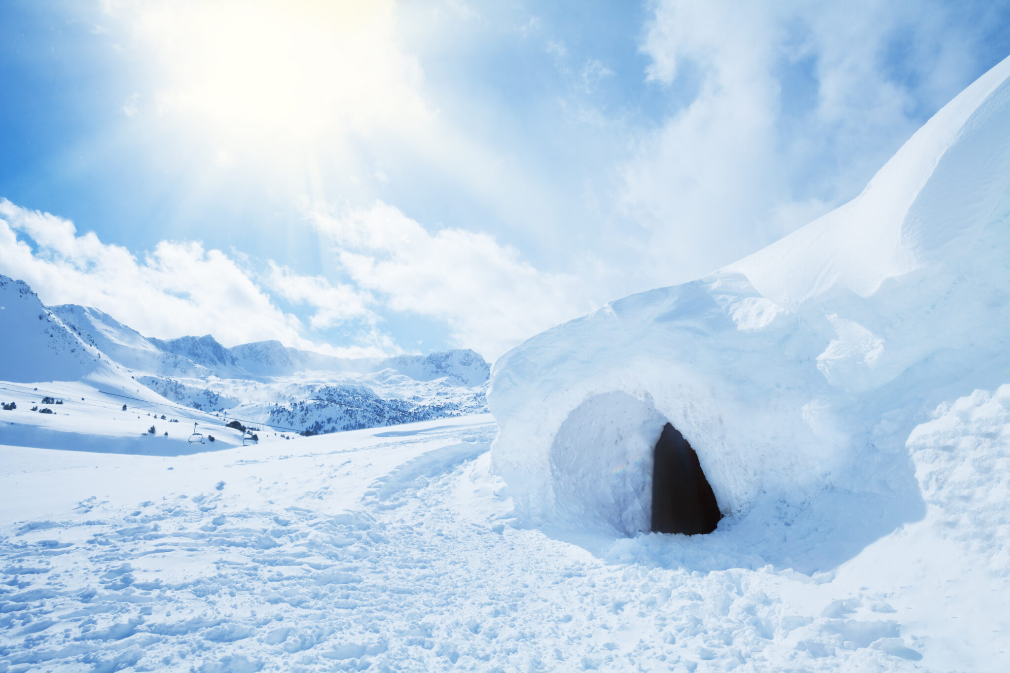 Ma première nuit en igloo