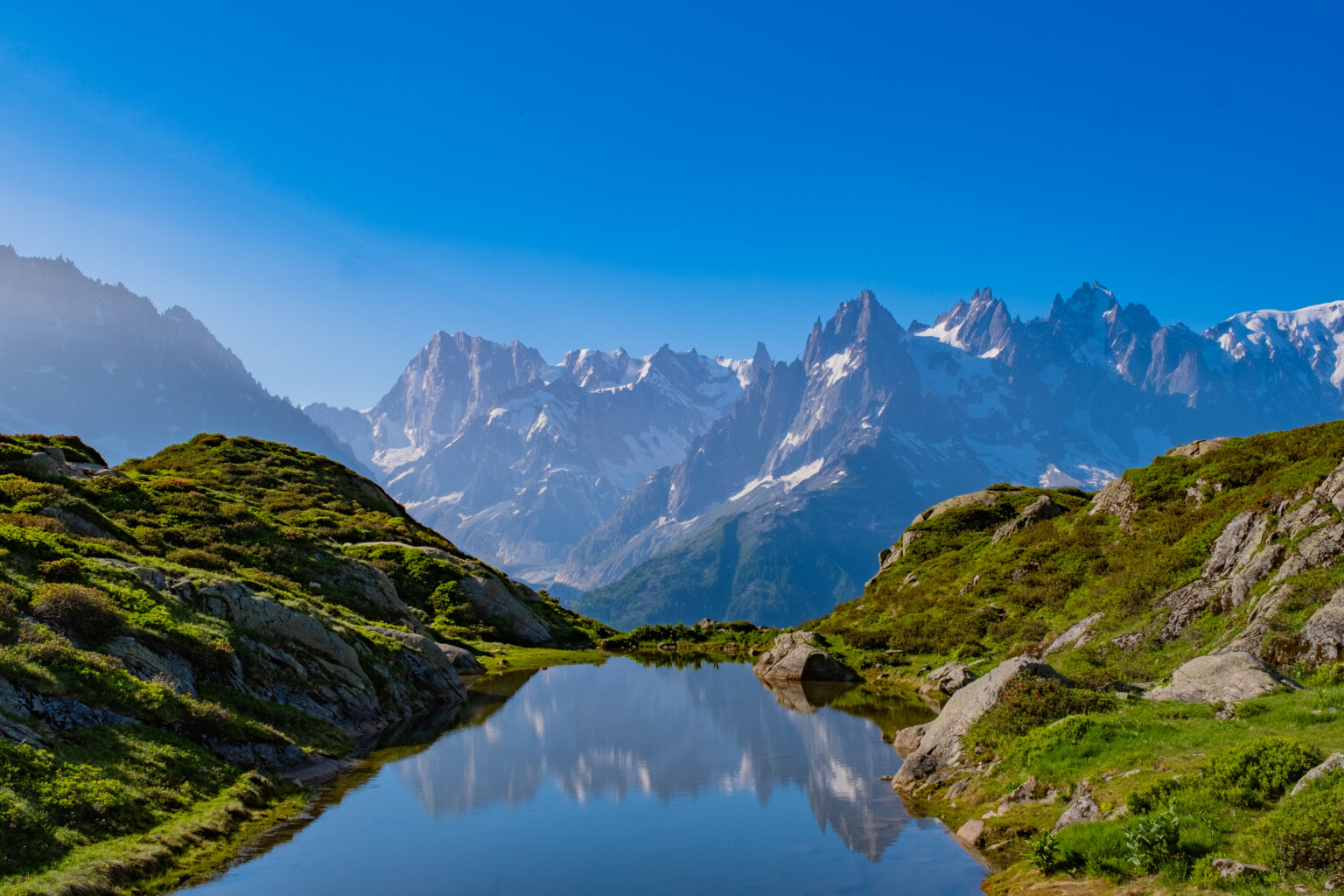 Vers le lac Blanc et les lacs de Chéserys