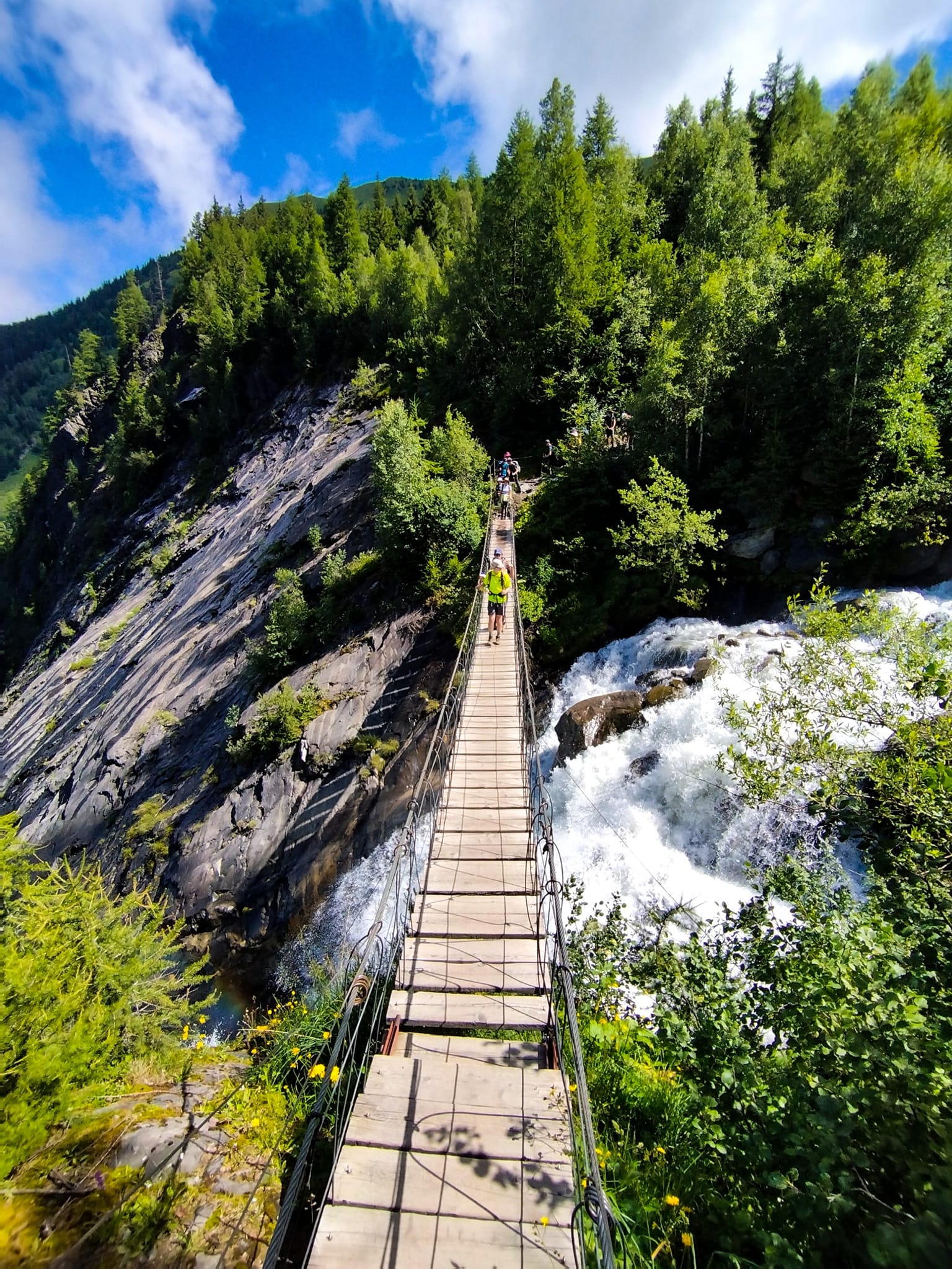 la Passerelle du Torent de Bionnassay