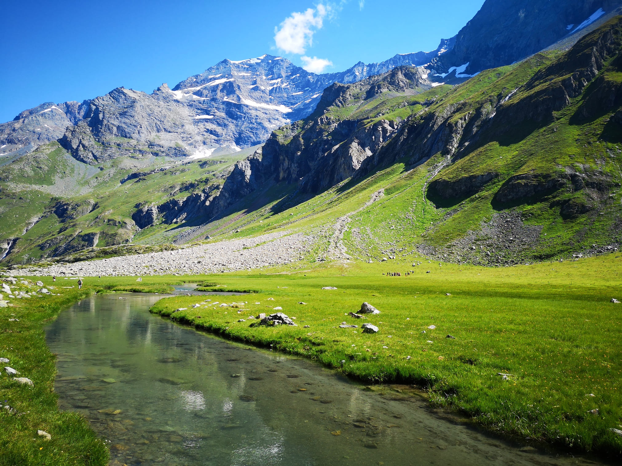 La face sud du Mont Pourri