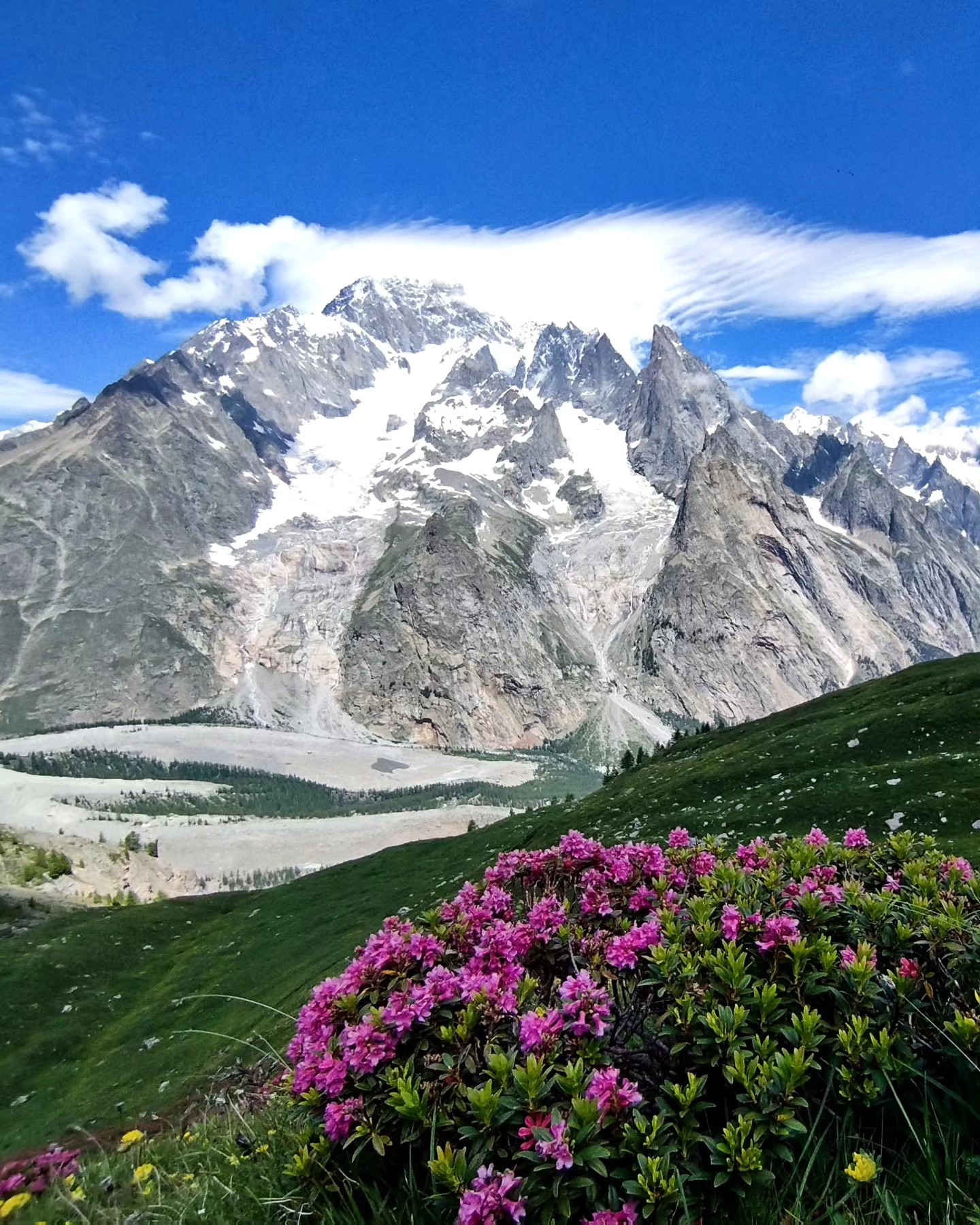 la face Italienne du mont Blanc
